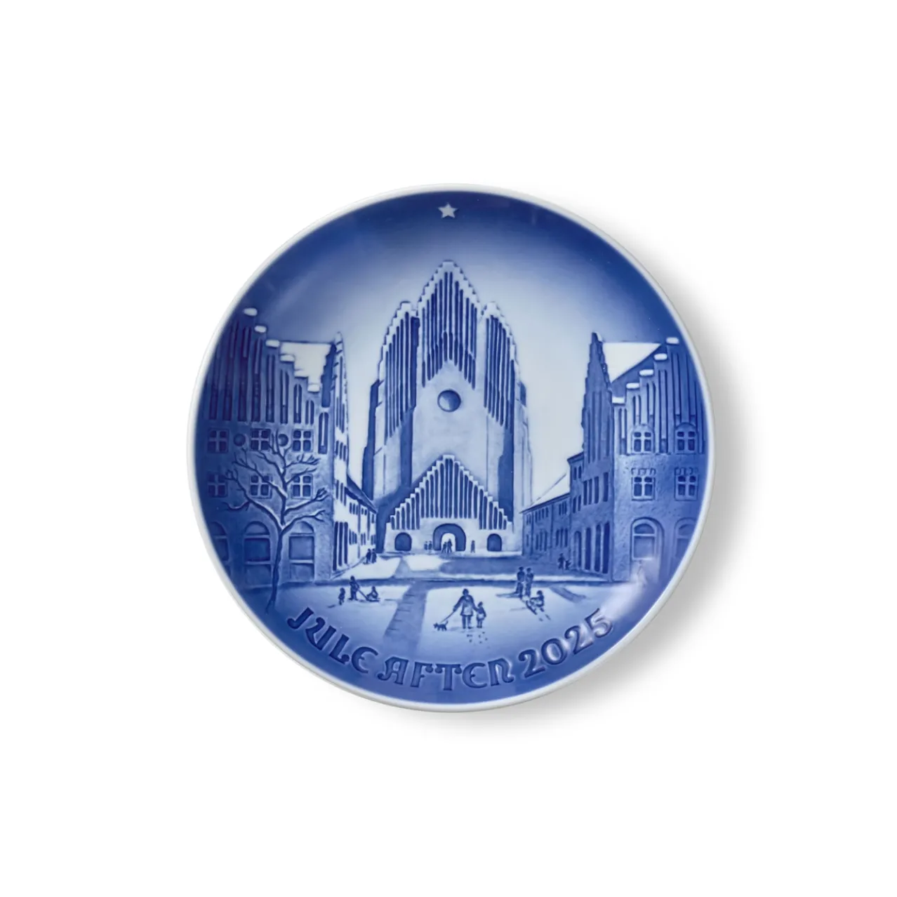 Bing & Grøndahl Christmas Plate 2025, Grundtvig's Church, 18 cm