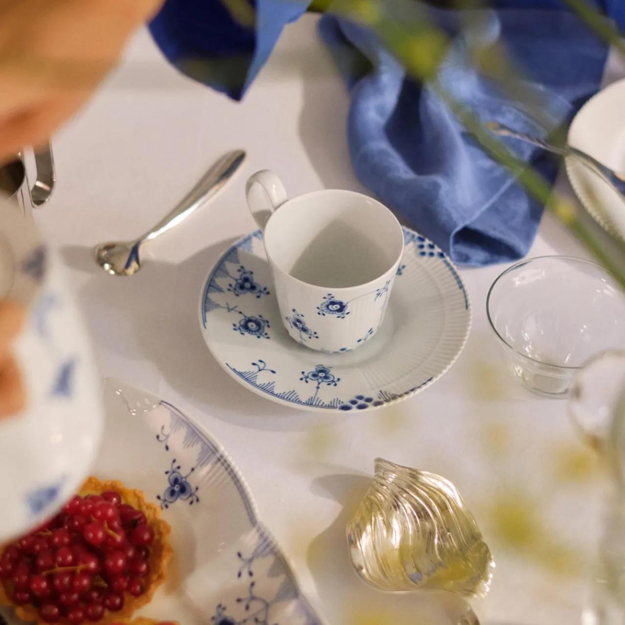 Blue Elements Dish, 38.5 cm