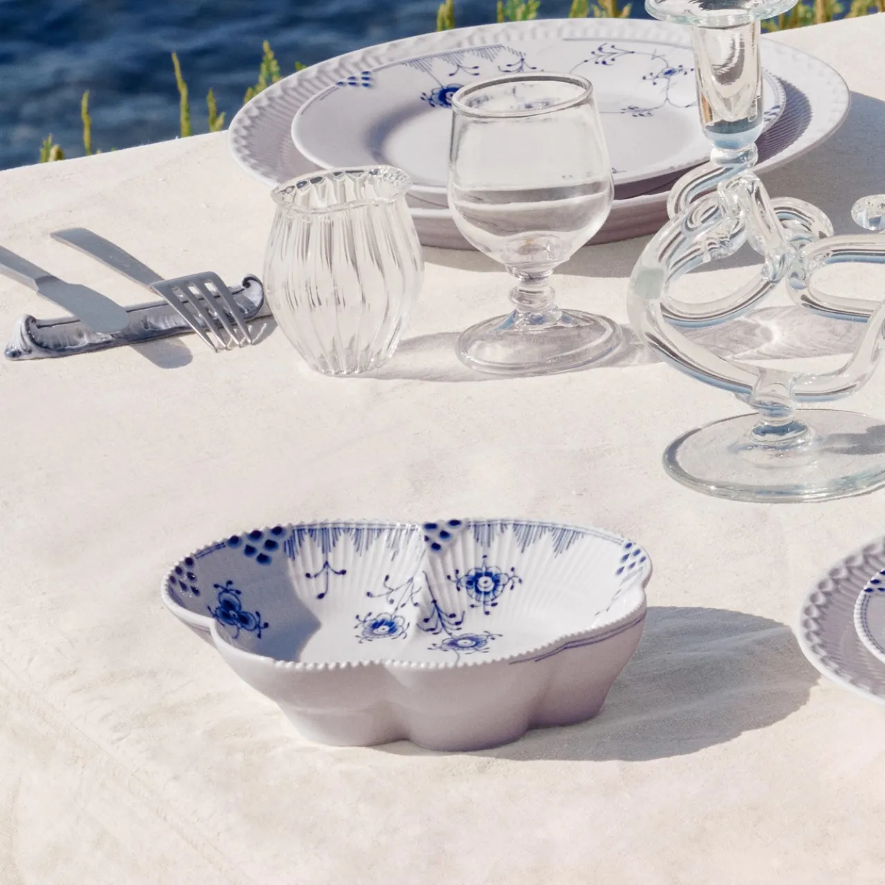 Blue Elements Dish, 19 cm