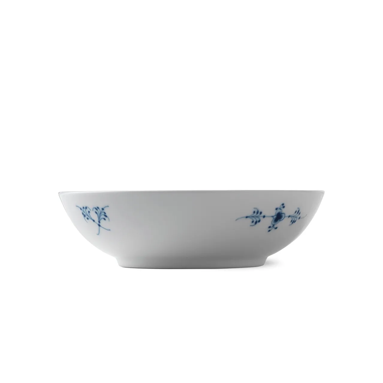 Blue Fluted Half Lace Bowl, 110 cl