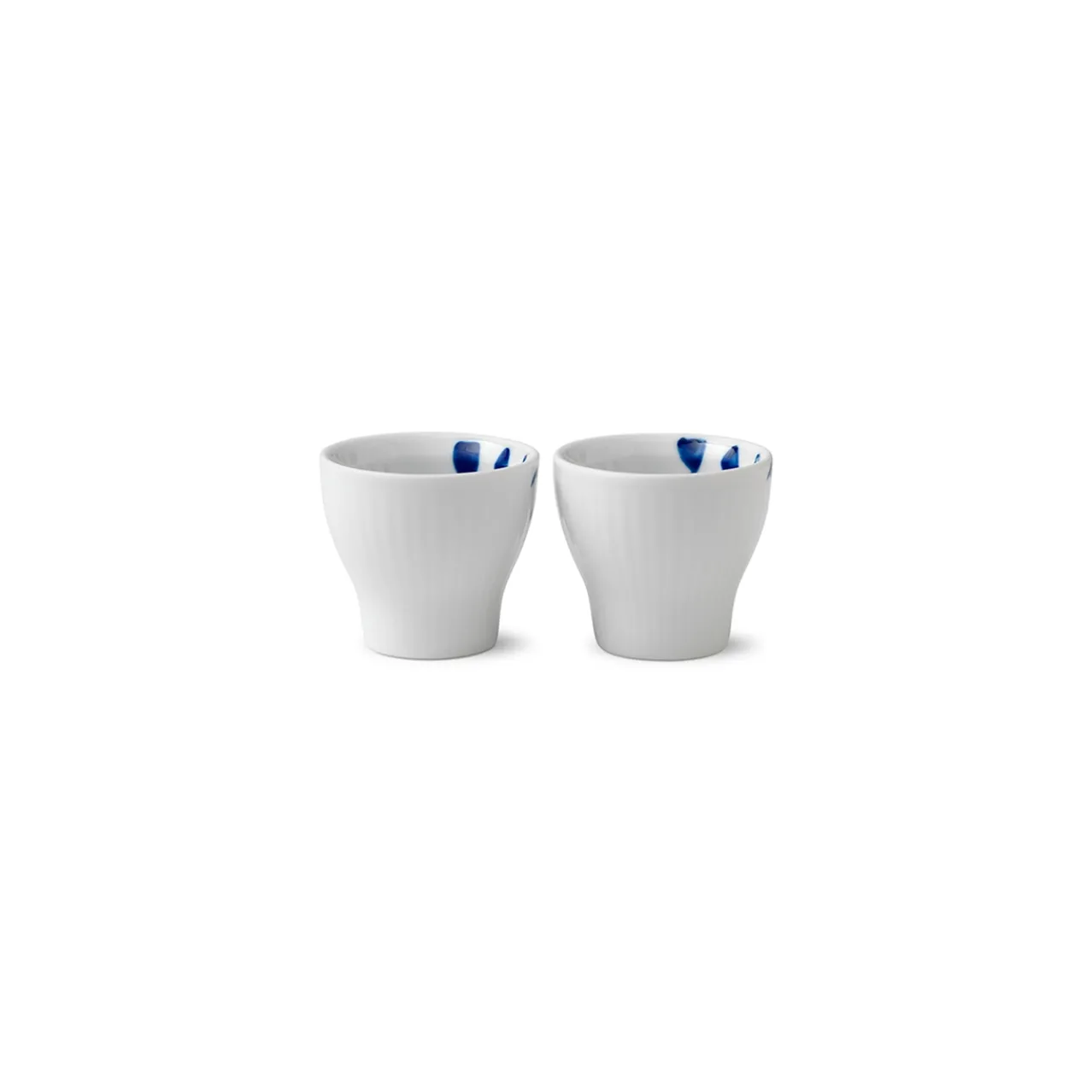 Blue Fluted Mega Egg Cup, 4.8 cm, 2 pcs