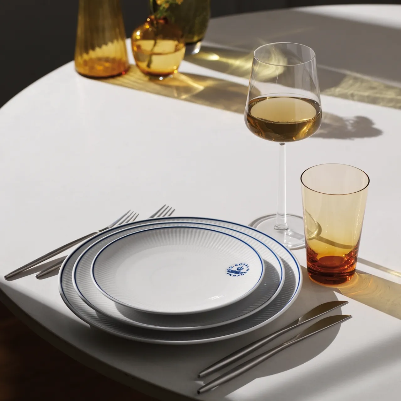 Blueline Coupe Plate, 27 cm