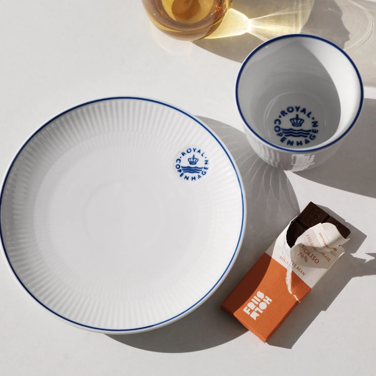 Blueline Coupe Plate, 19 cm