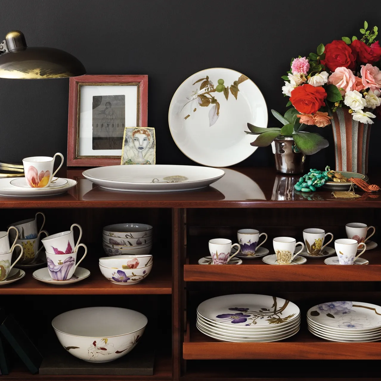 Flora Bowl, Pansy, 50 cl