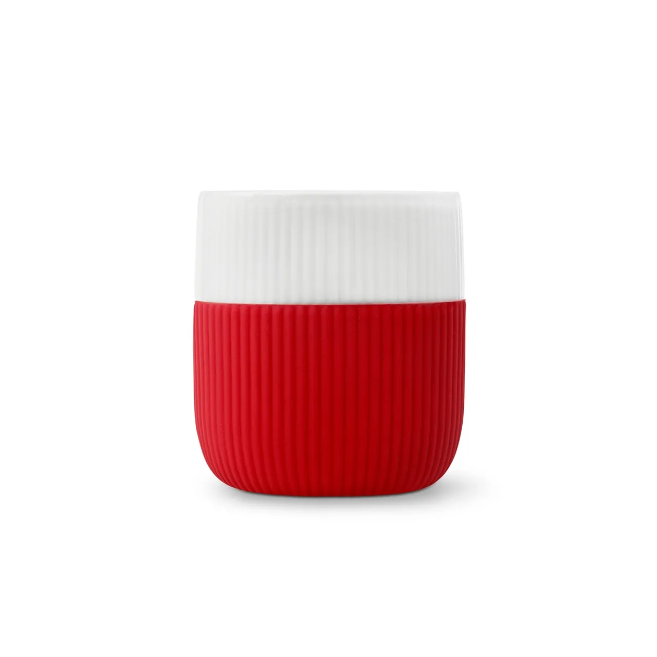 Fluted Contrast Mug, Crimson, 35 cl