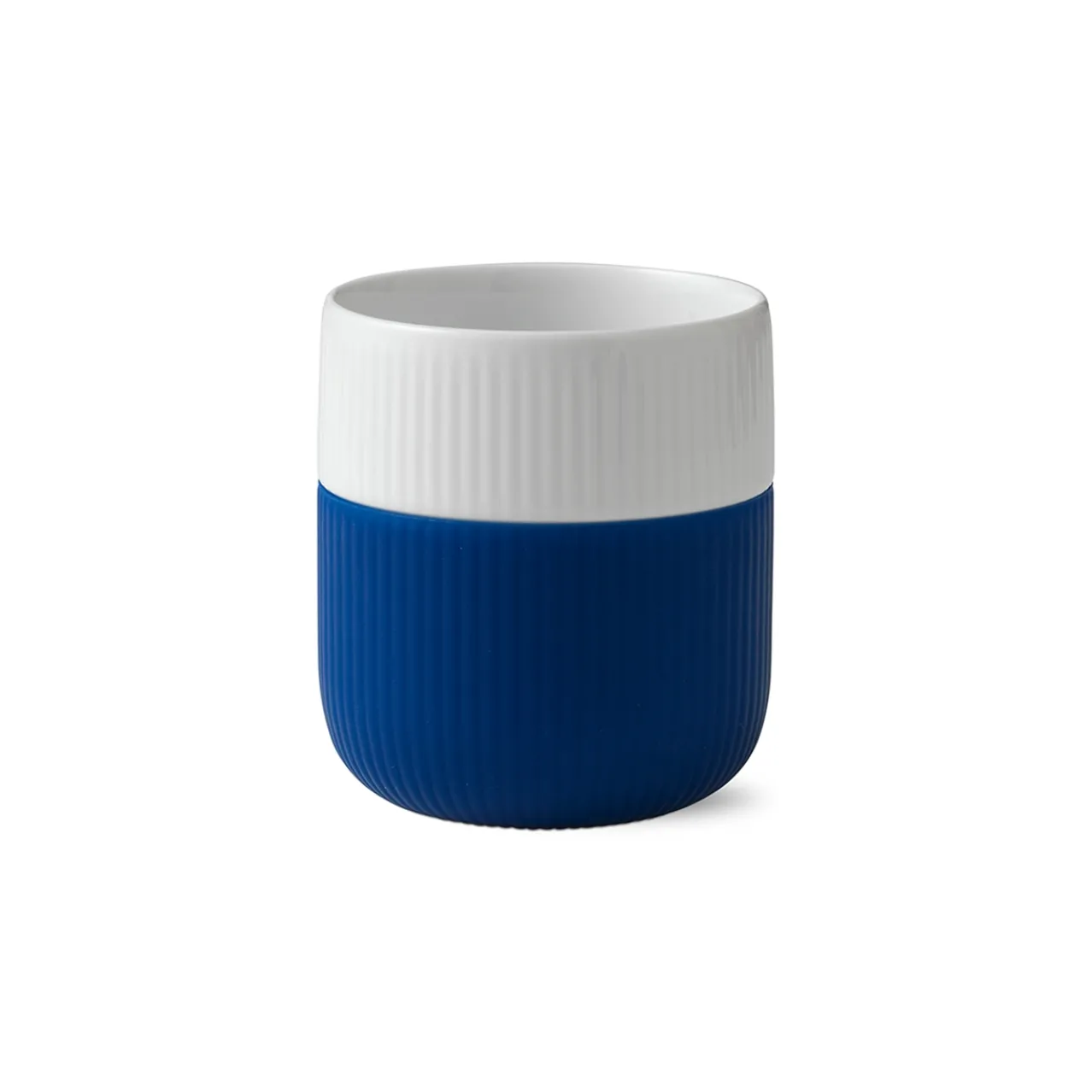Fluted Contrast Mug, Mega Blue, 35 cl