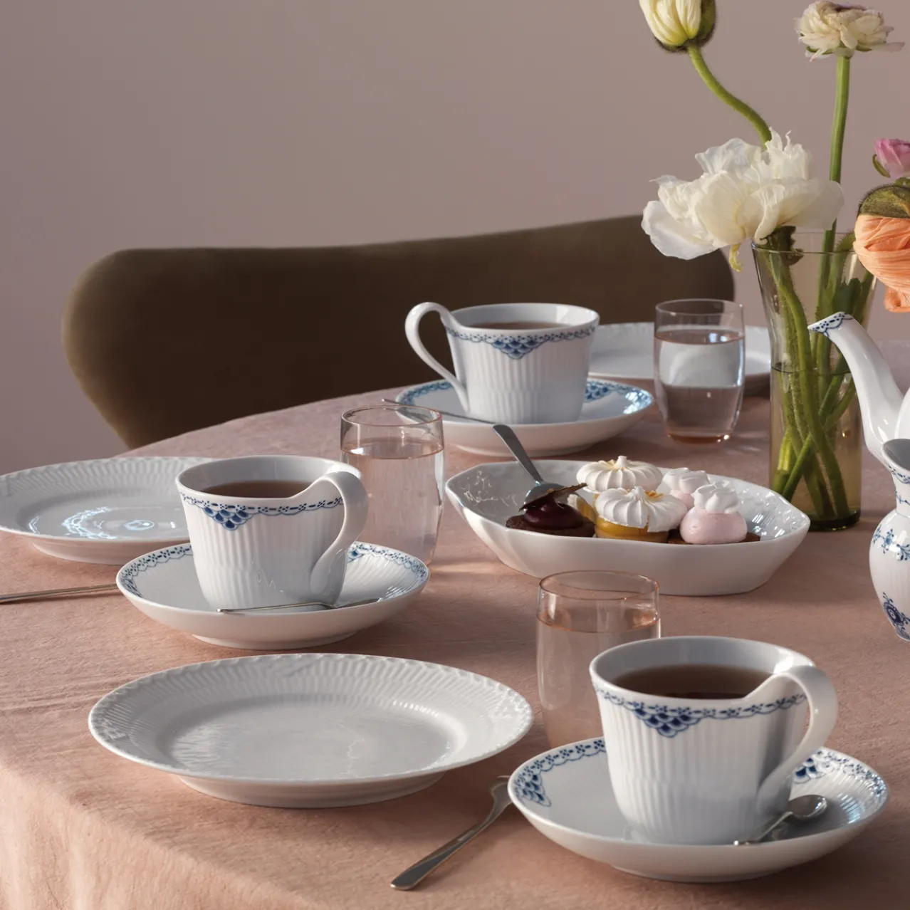 Princess High Handle Cup and Saucer, 24 cl