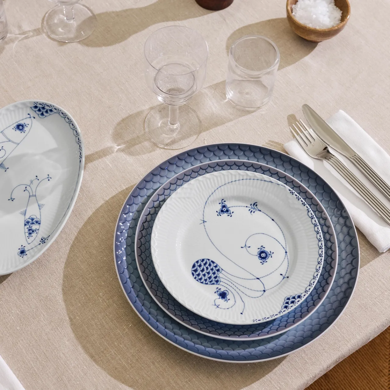 Royal Creatures Assiette, Herring, 23.5 cm