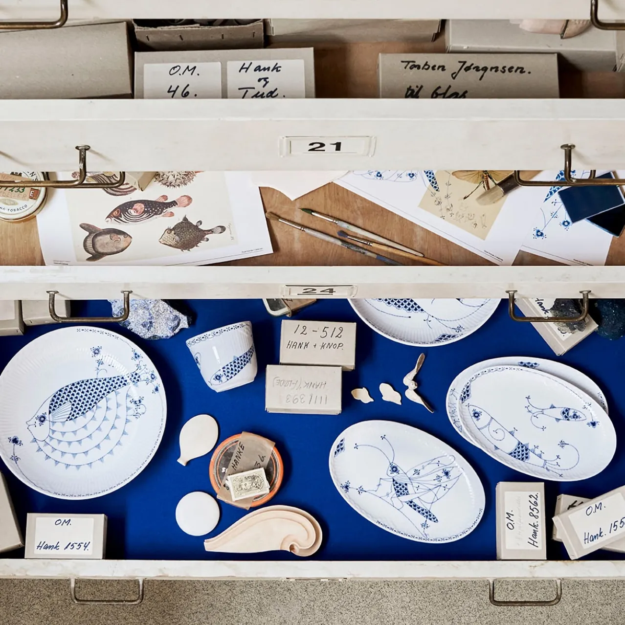 Royal Creatures Shallow Bowl, Puffer Fish, 25 cm