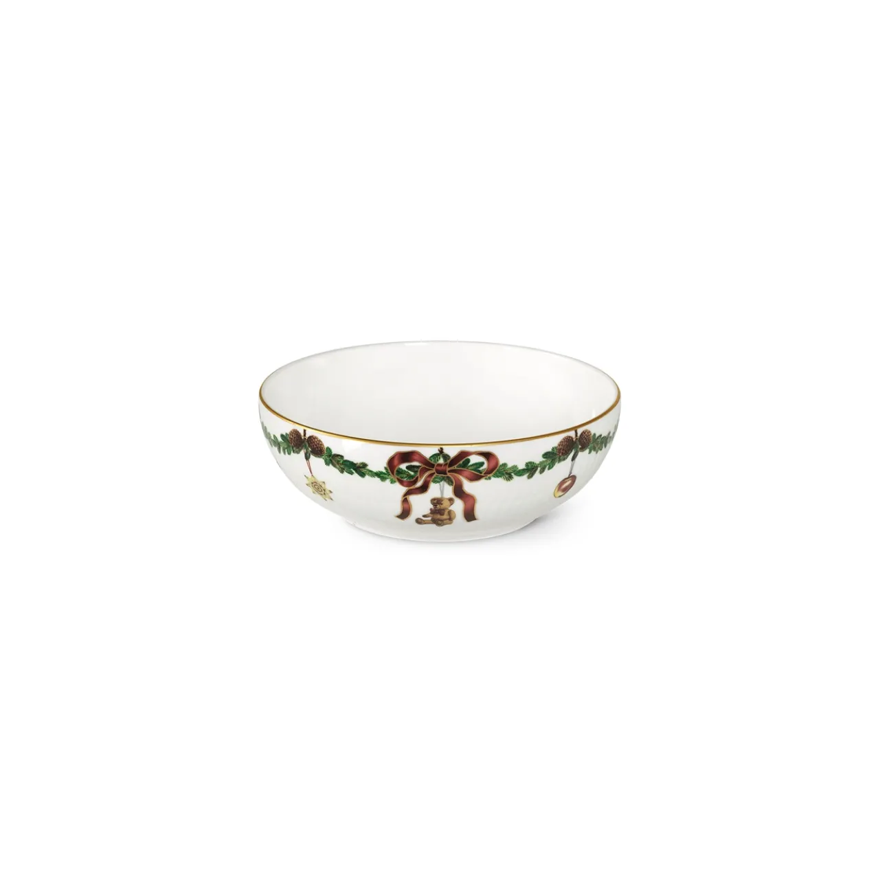 Star Fluted Christmas Bowl, 50 cl