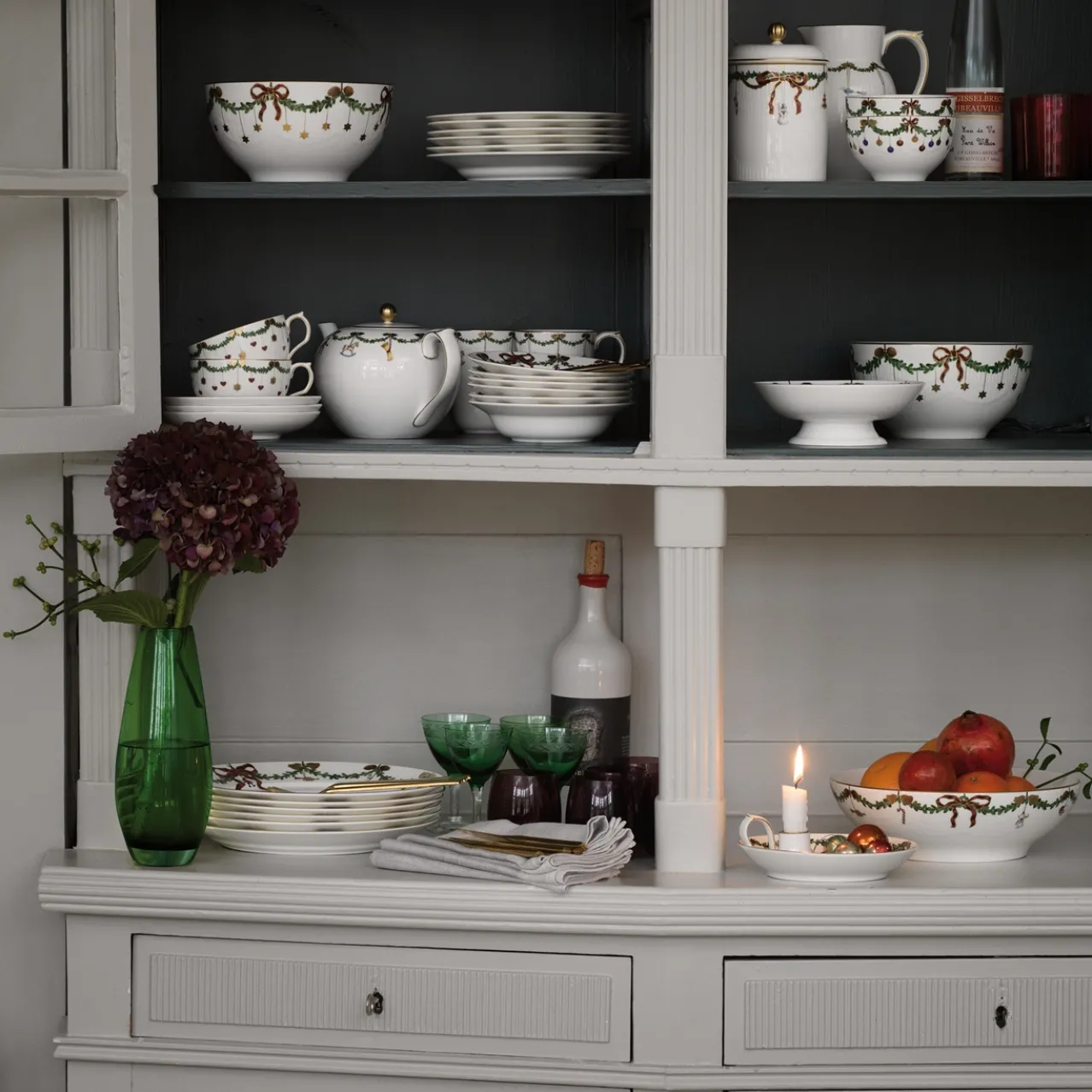 Star Fluted Christmas Bowl, 220 cl