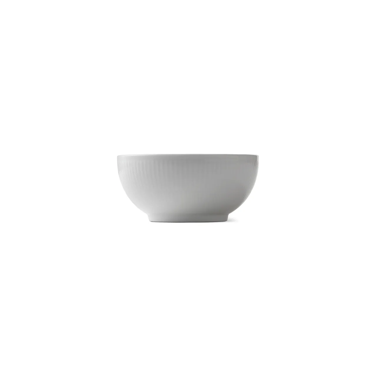 White Fluted Bowl, 47 cl