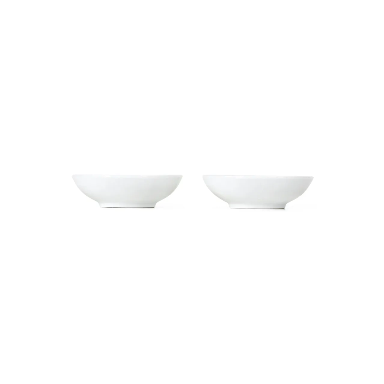 White Fluted Bowl, 9 cl, 2 pcs